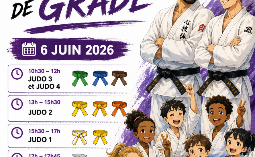 Passage de grade - Samedi 6 juin 2026